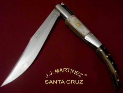 Navaja J.J. MARTINEZ Arabe Artesanal con mango Asta Toro - Types of Pocket Knives