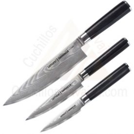 Set Of 3 Samura Knives Damascus Series 275x275 - Kukri Knives
