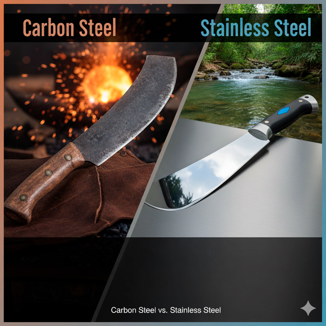 carbon steel vs stainless steel machetes which to buy - Carbon Steel vs Stainless Steel Machetes: Which to Buy?
